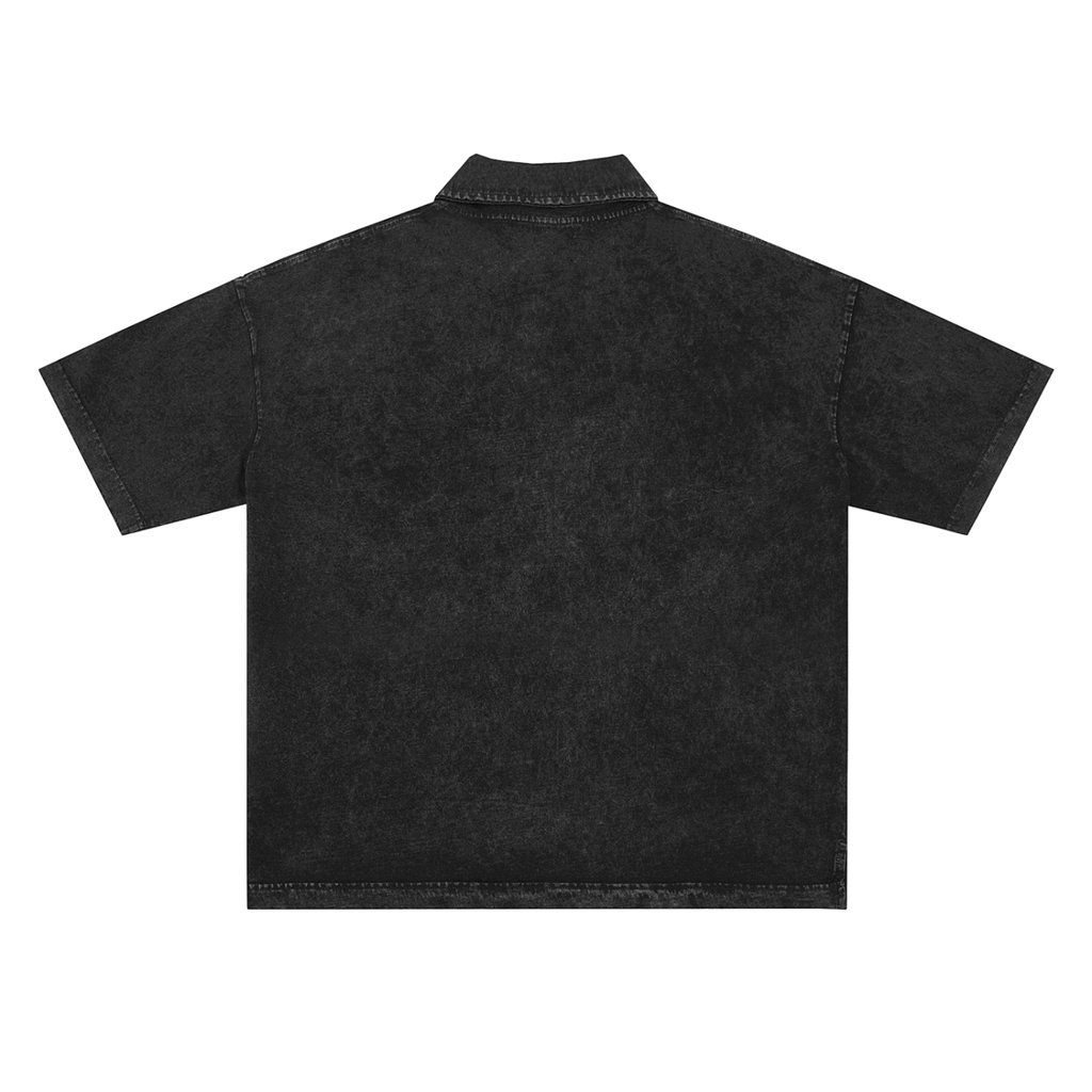 Kryptic Snow-Washed Polo T-Shirt