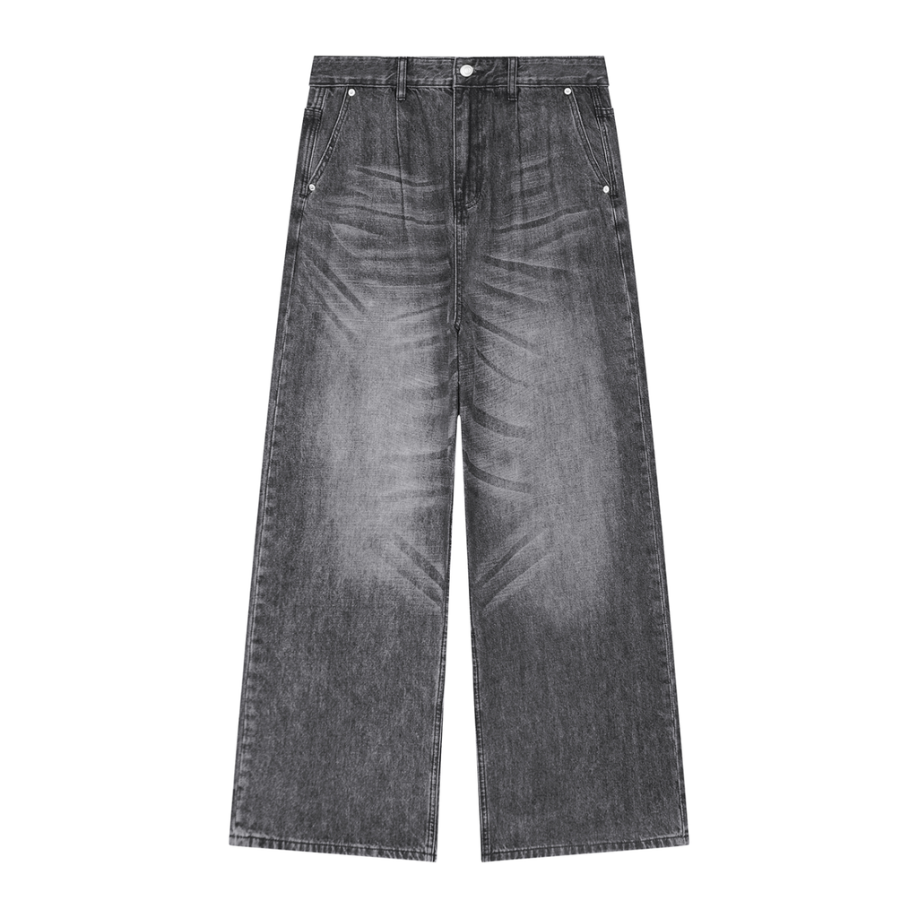 Kryptic Men's Vintage Wash Denim Jeans