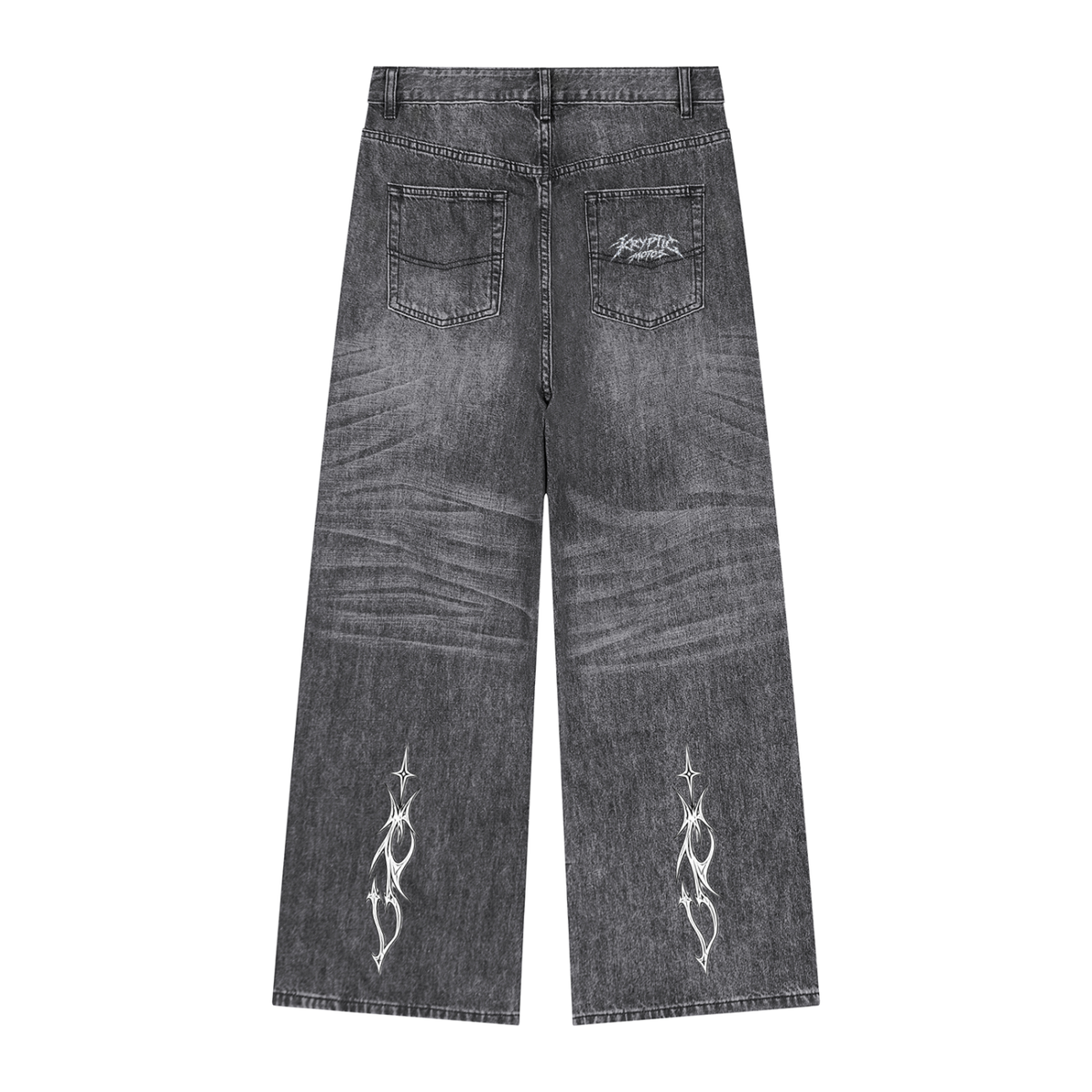 Kryptic Men's Vintage Wash Denim Jeans