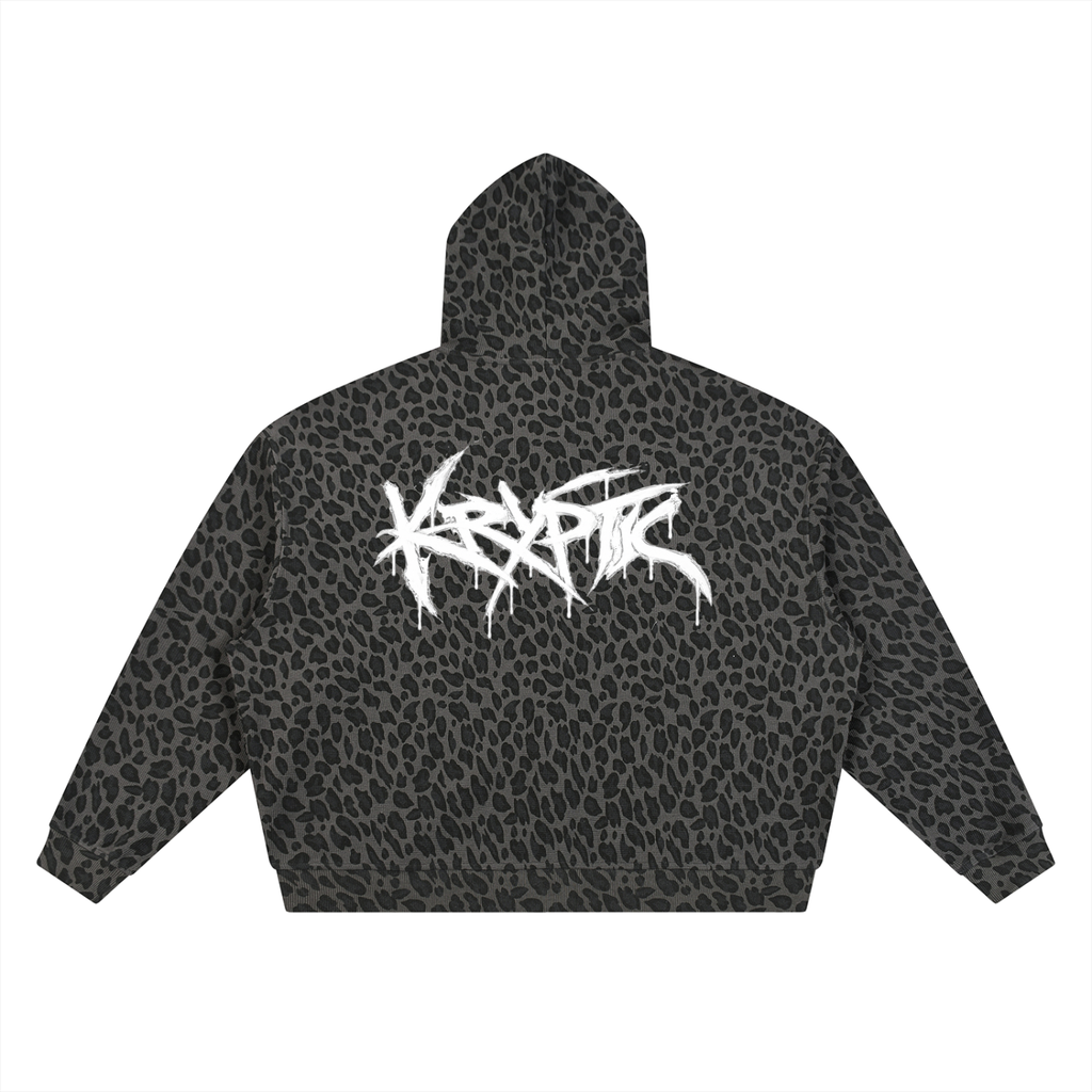 Kryptic Leopard Full Zip Hoodie