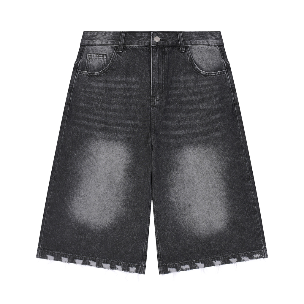 Men's Kryptic Distressed Denim Shorts