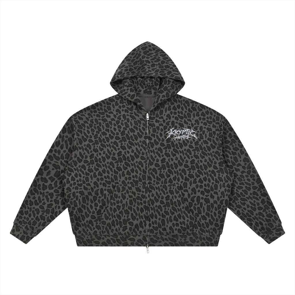 Kryptic Leopard Full Zip Hoodie